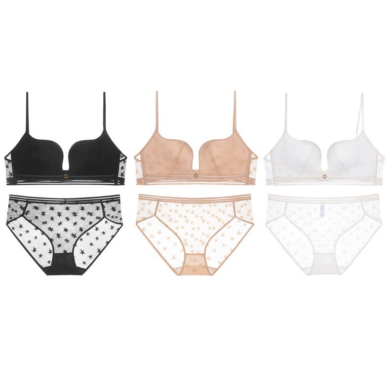 Rala Bra 無鋼圈前深U+大U露背內衣【深邃黑】