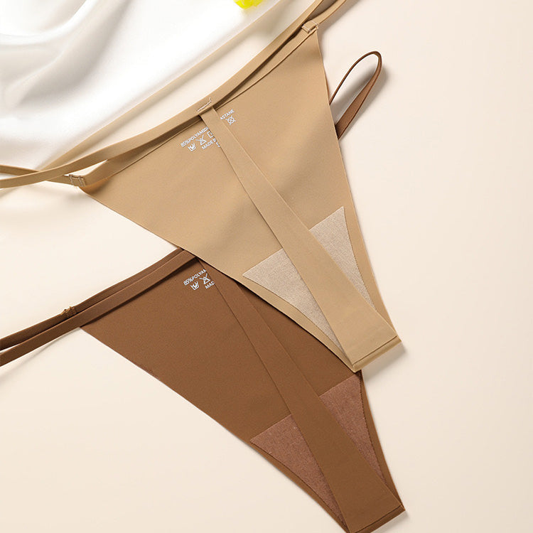 Zizi 無痕極細邊低腰丁字褲【任選3件599元】3色