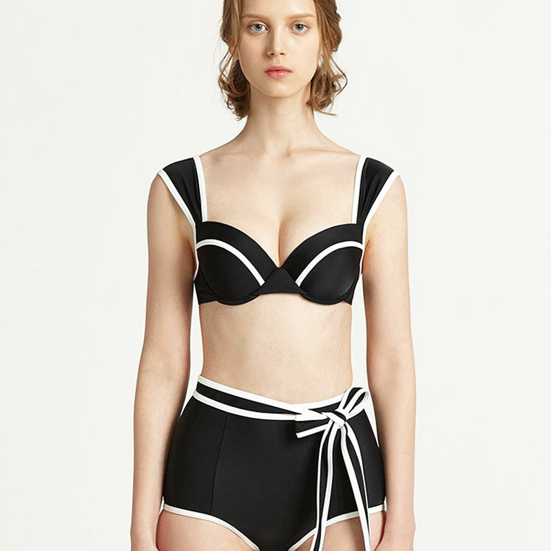 Uni 兩件式泳裝【深邃黑】