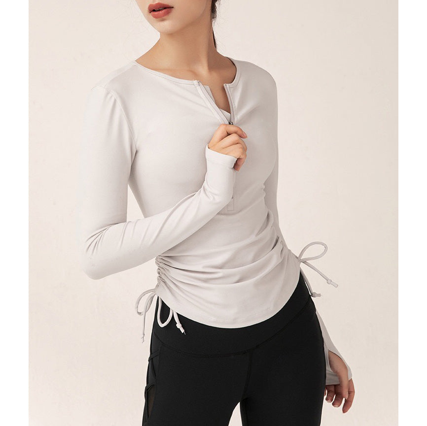 Tira 長袖運動上衣【白色】