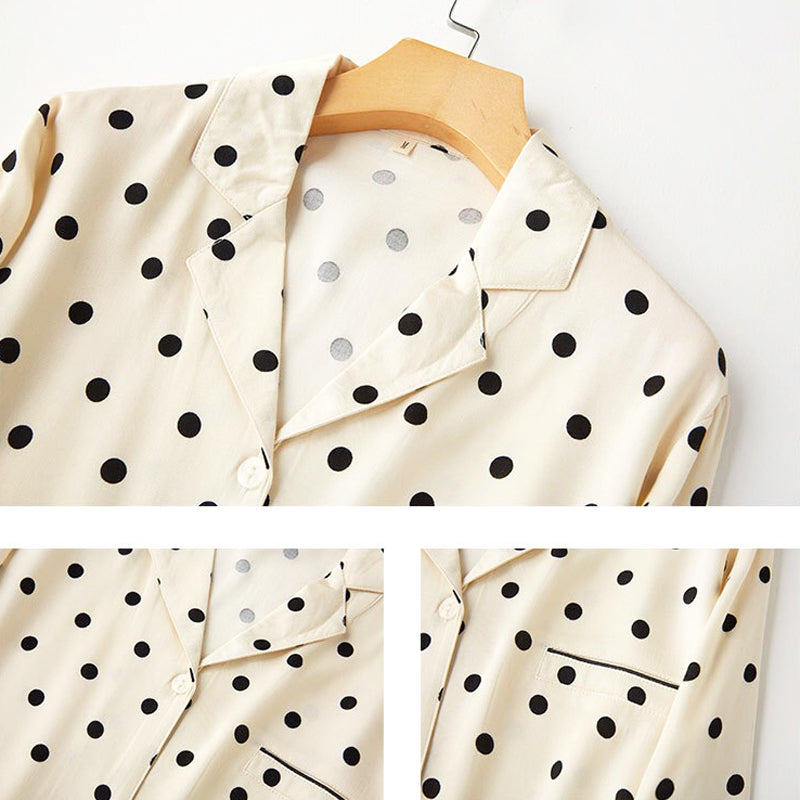 Punto 家居成套睡衣【長袖長褲襯衫款】