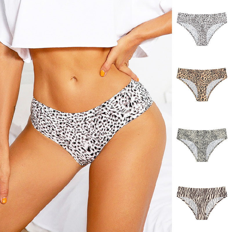 Iri 無痕低腰豹紋三角褲【任選3件699元】4色