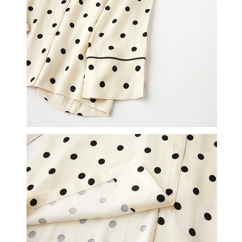 Punto 家居成套睡衣【長袖長褲襯衫款】