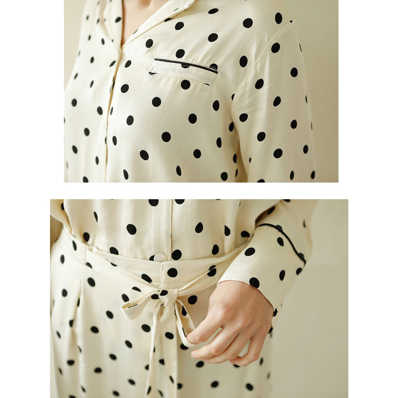 Punto 家居成套睡衣【長袖長褲襯衫款】