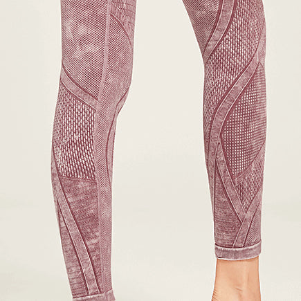 Wobo Sport Pants 無縫印花運動九分褲【粉色】M