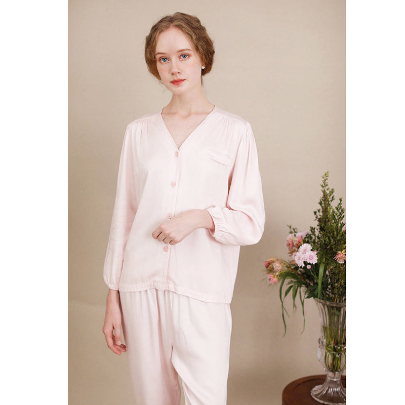 Vovo 家居成套睡衣【粉色】