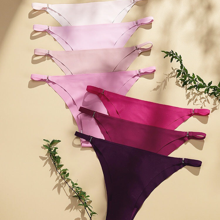 Viria 無痕細邊低腰三角褲【27色】