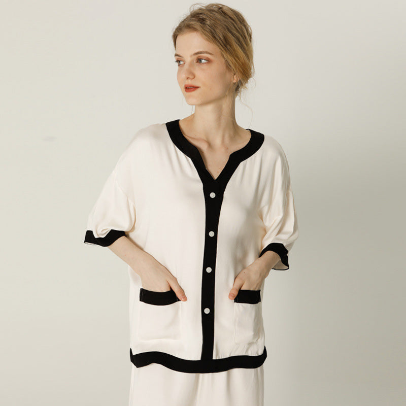 Arina 家居成套睡衣【短袖短褲款】