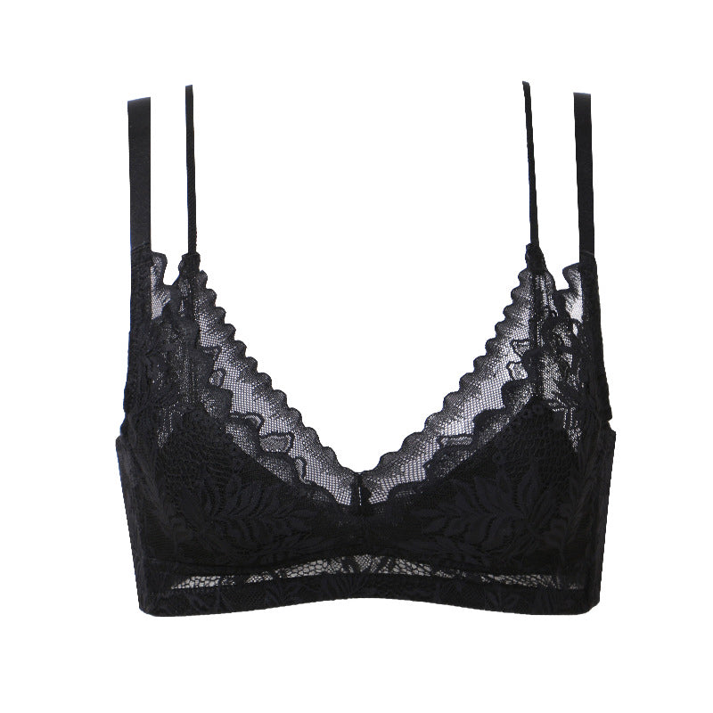 Essa Bralette 無鋼圈蕾絲內衣 【黑】