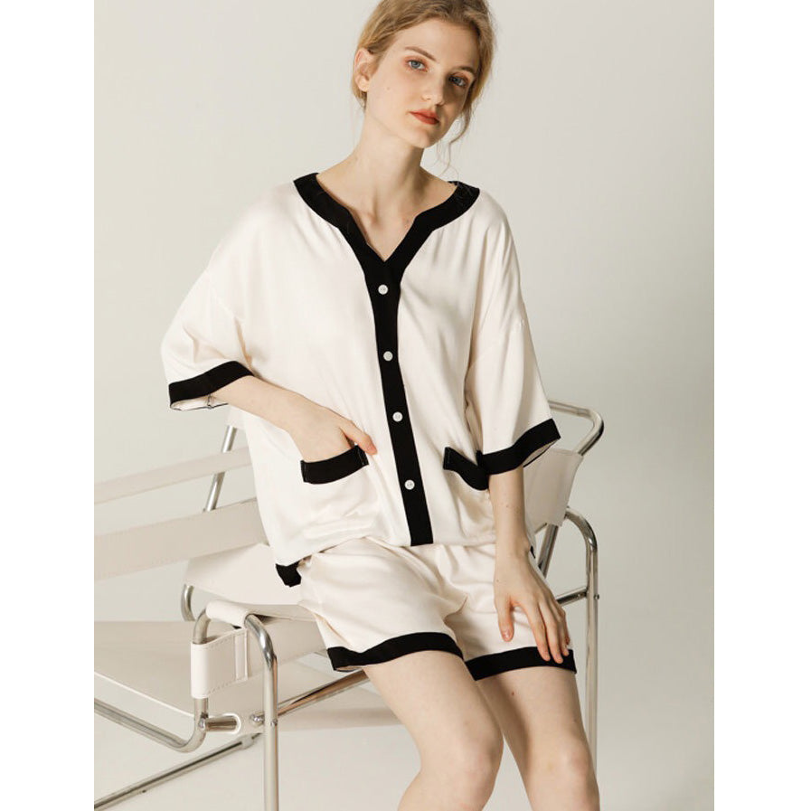 Arina 家居成套睡衣【短袖短褲款】