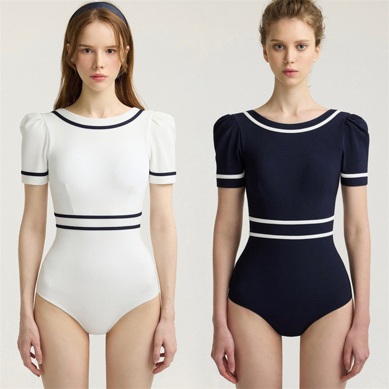 Fima 連身式泳裝【白】