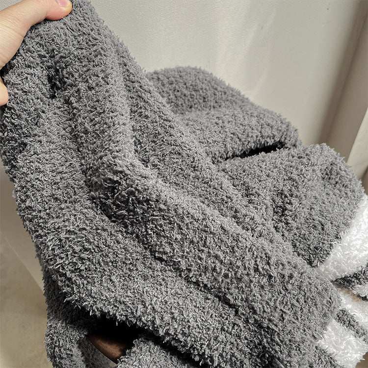 Sewa 軟暖絨成套條紋家居服【2色】