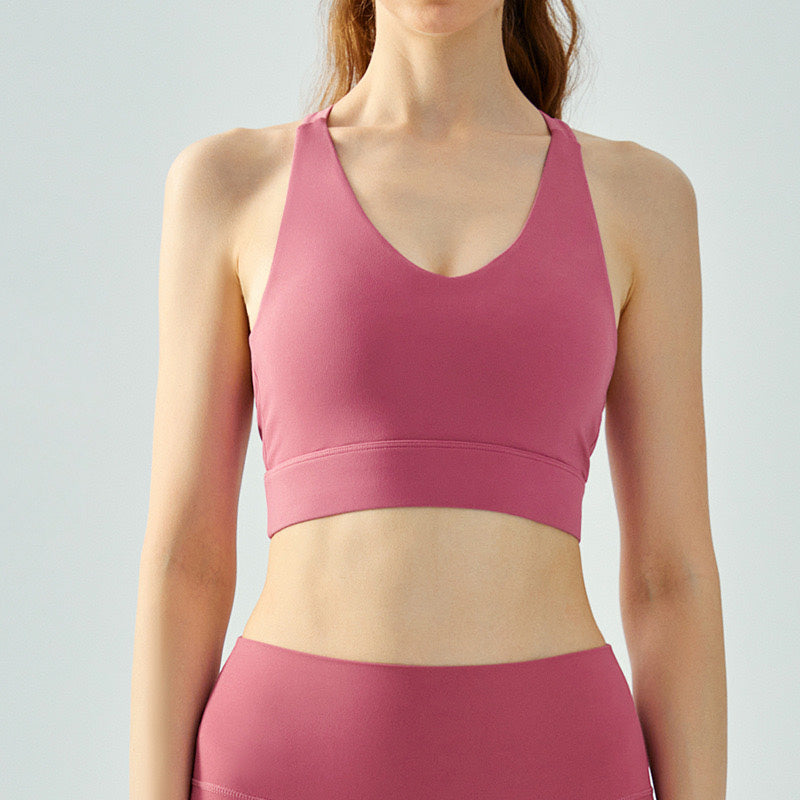 Wiri Sport Bra 運動內衣【桃粉】4色