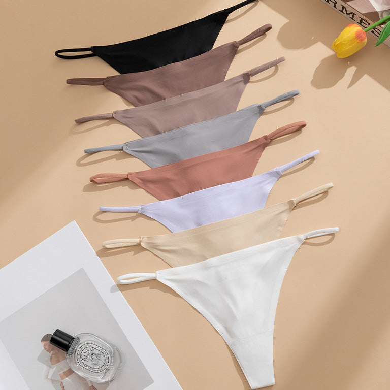 無痕細邊丁字褲【8色】