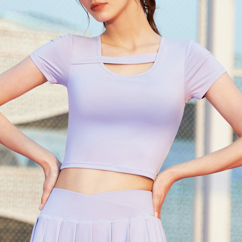 Paria Sport Top 短袖運動上衣【紫色】