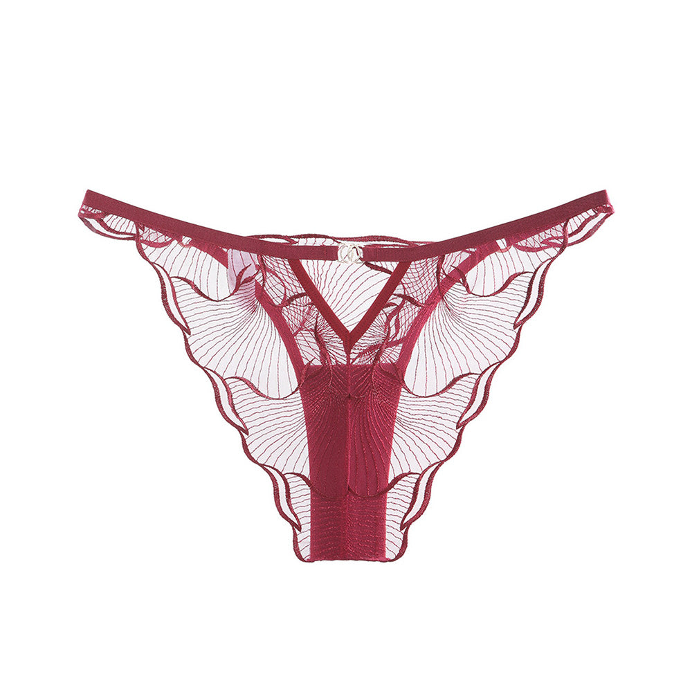 Jiera 蕾絲三角褲【紅色】