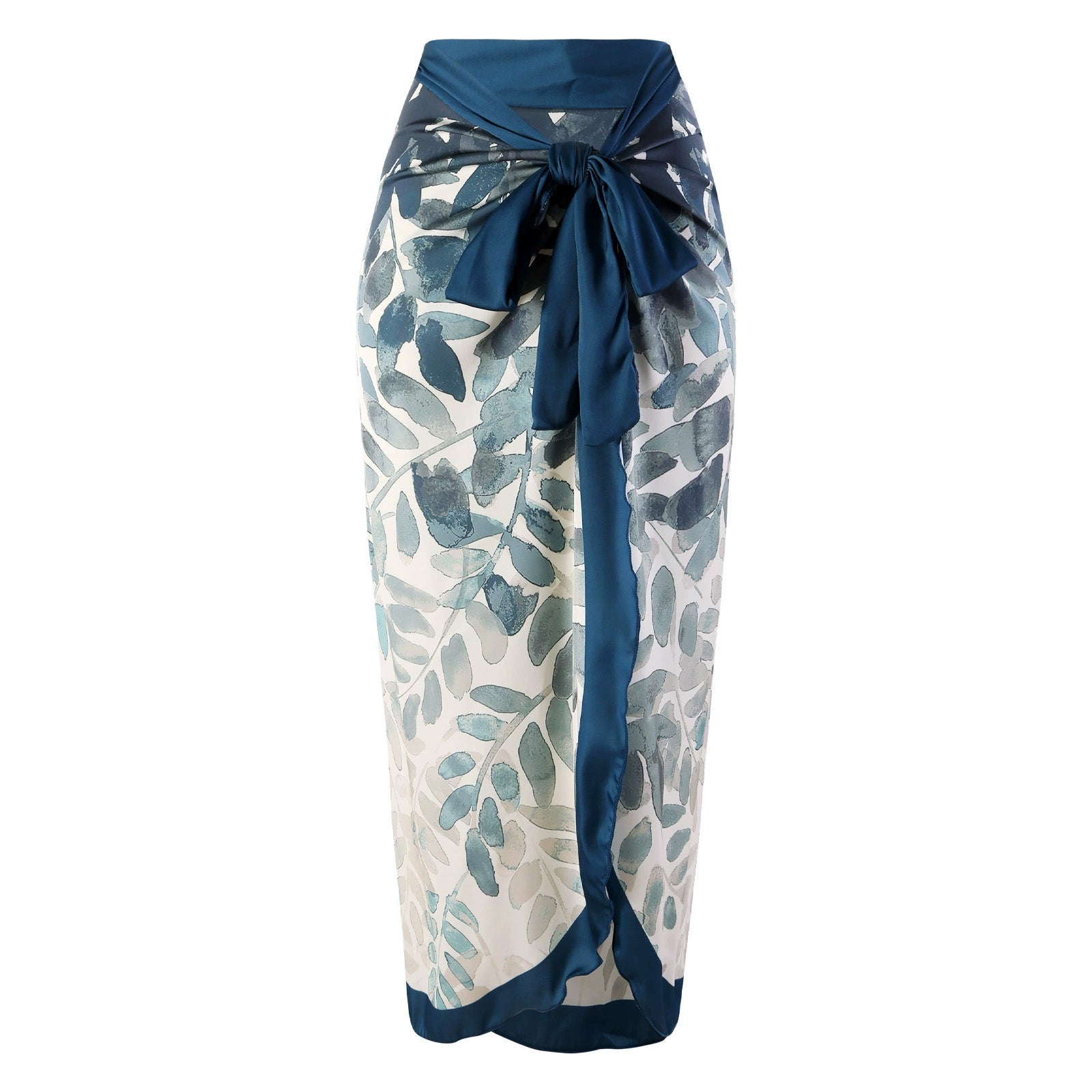 綁帶沙灘裙【夏葉】