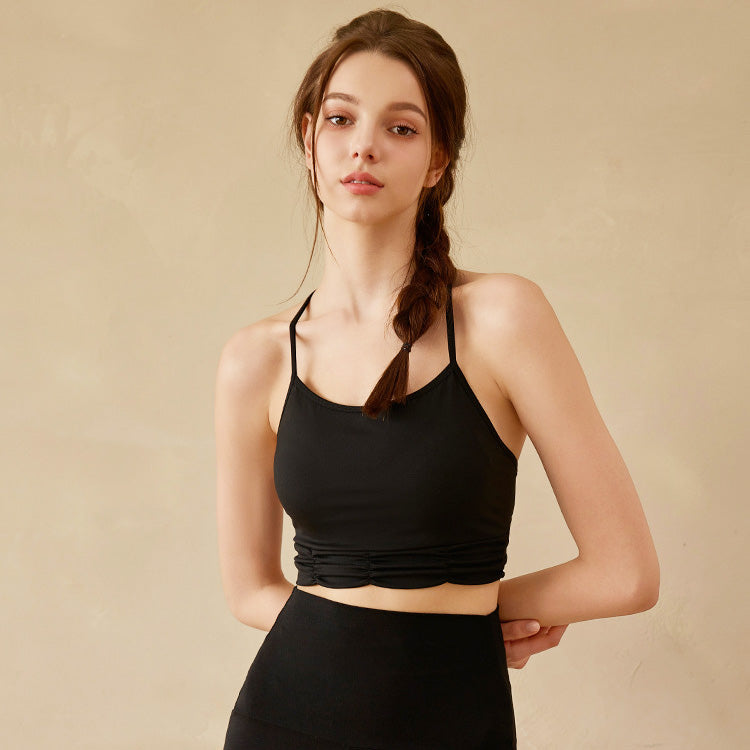 Sevia 花瓣運動內衣【黑色】4色