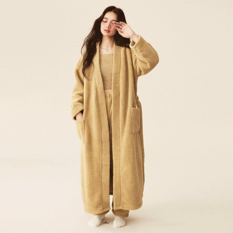 Puva 軟暖絨三件套家居服【7色】