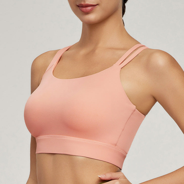 Uka Sport Bra 運動內衣【粉橘】6色