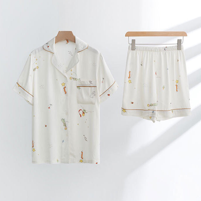 Stella 小王子家居成套睡衣【短袖短褲款】