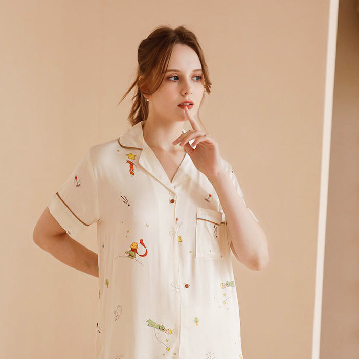 Stella 小王子家居成套睡衣【短袖短褲款】