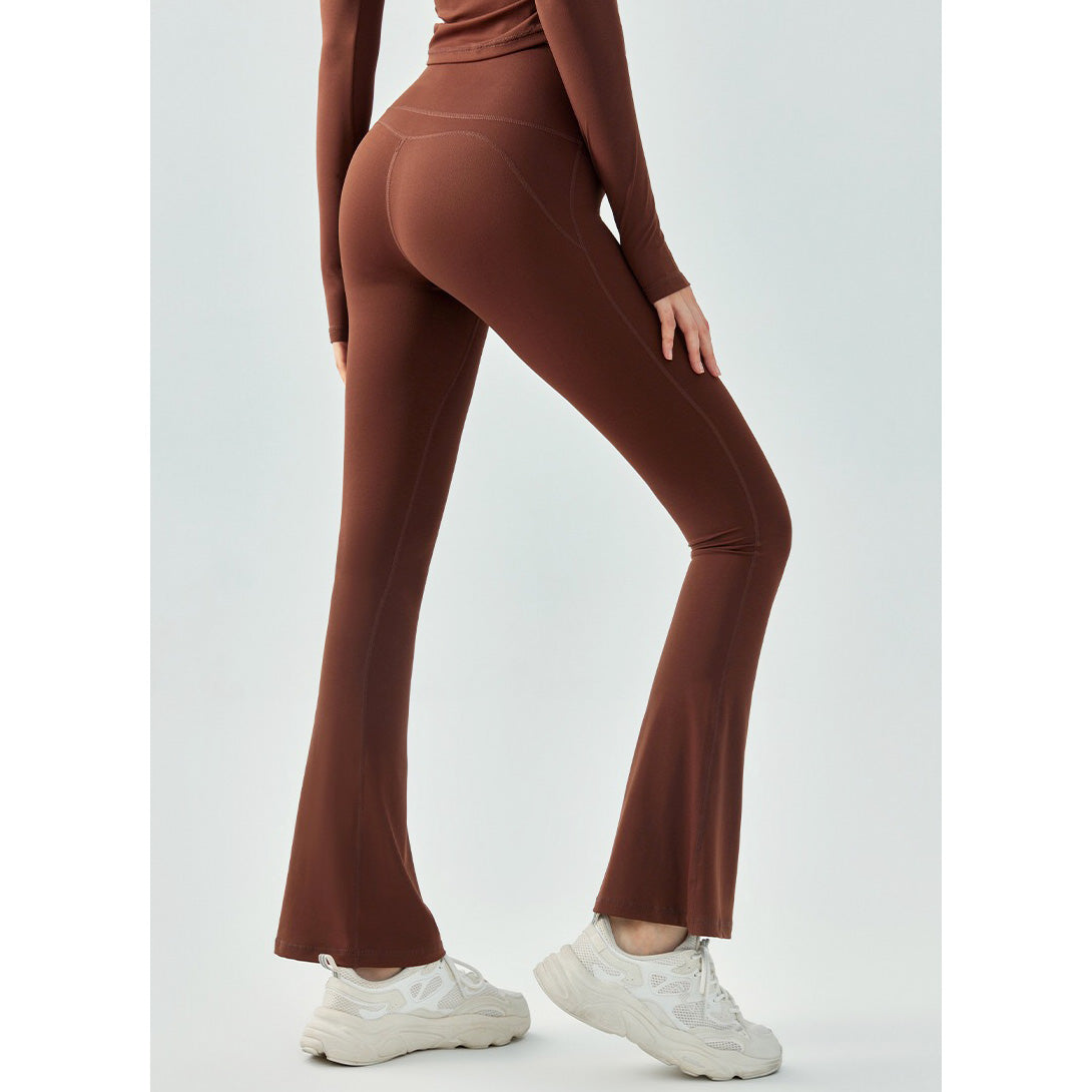 Hima Sport Pants 喇叭運動九分褲【巧克力色】4色