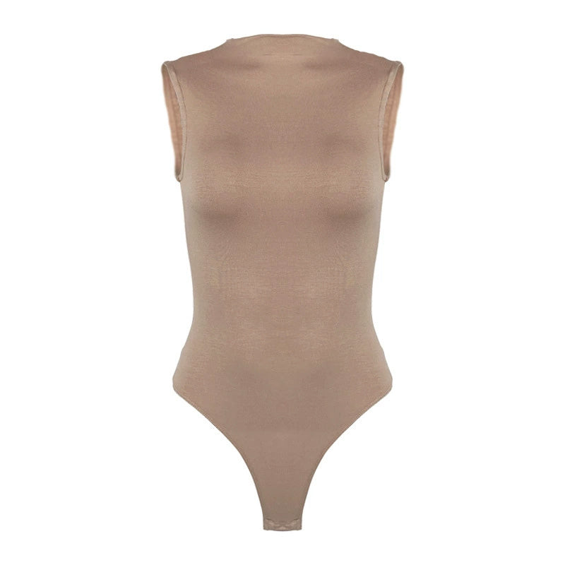 Kesa 半高領背心連體衣【3色】