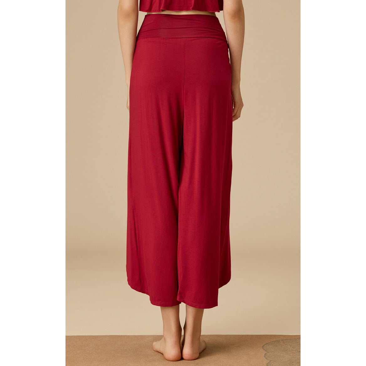 Jito 瑜伽寬管九分褲【紅色】5色