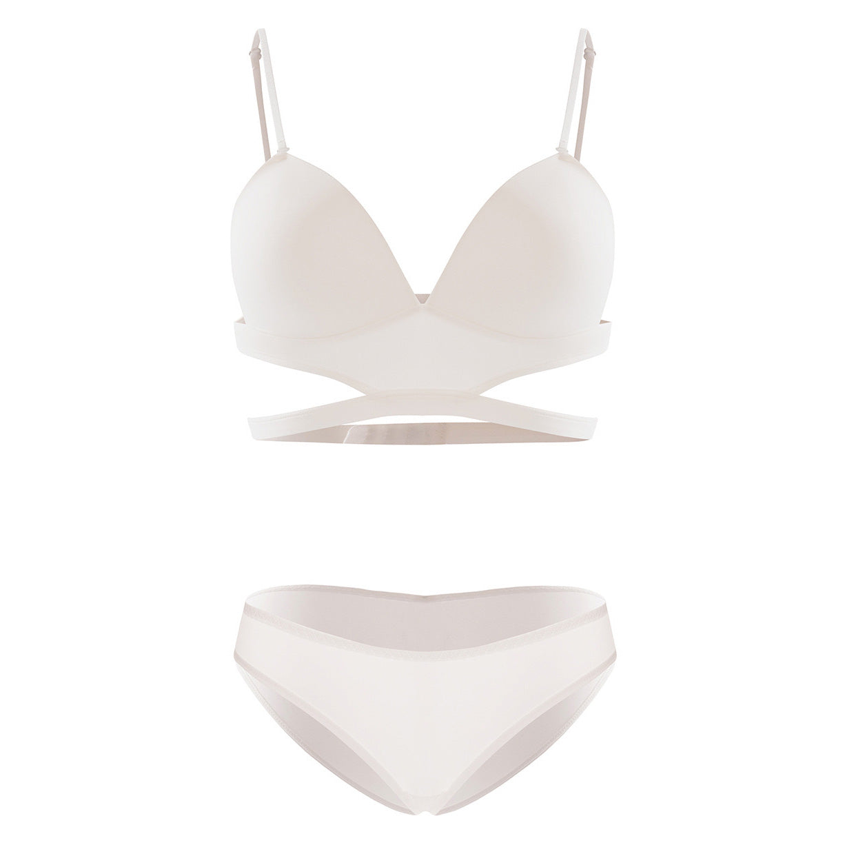 Dita Bra 無鋼圈大U露背內衣【白色】