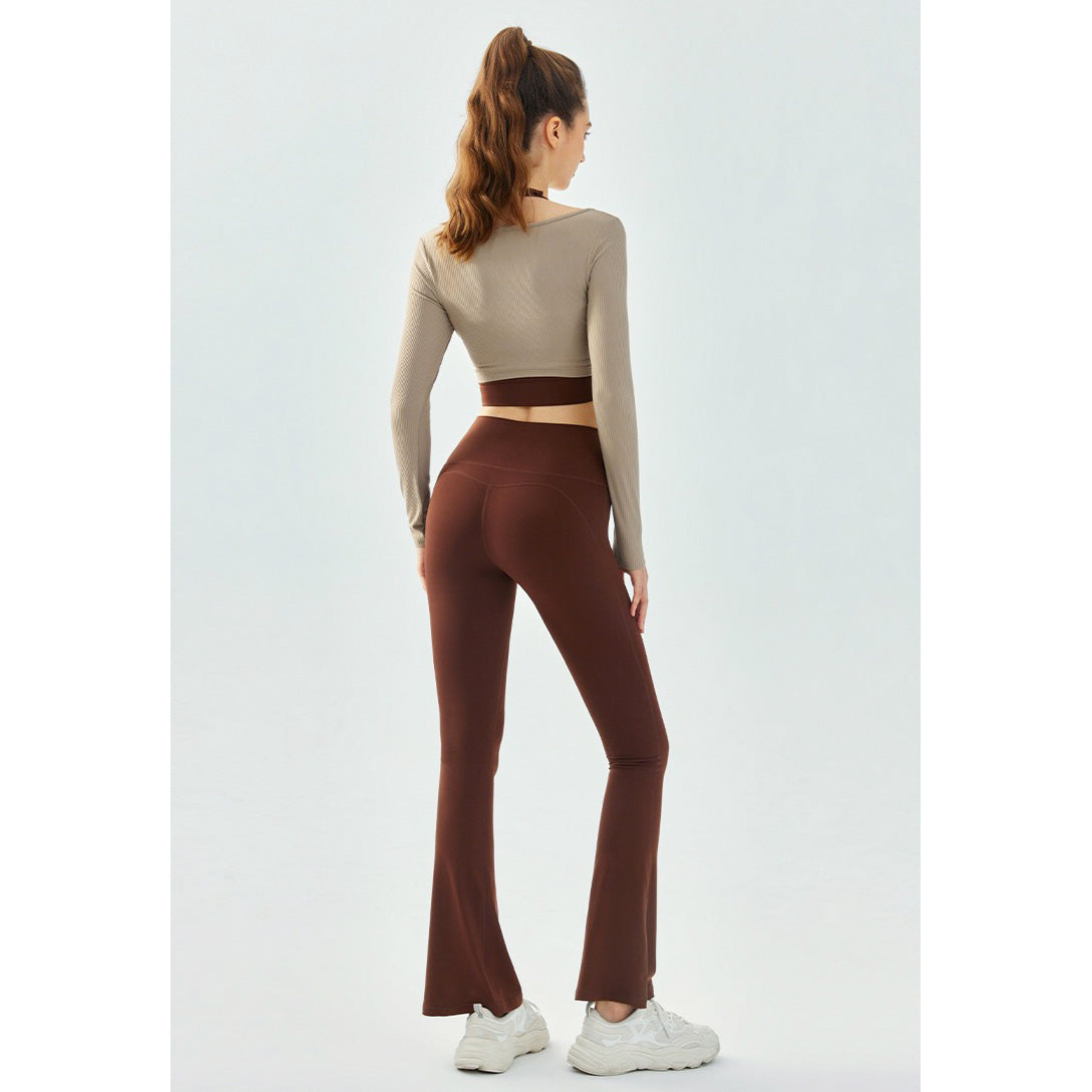 Timi Sport Top 假兩件運動長袖【卡其】4色