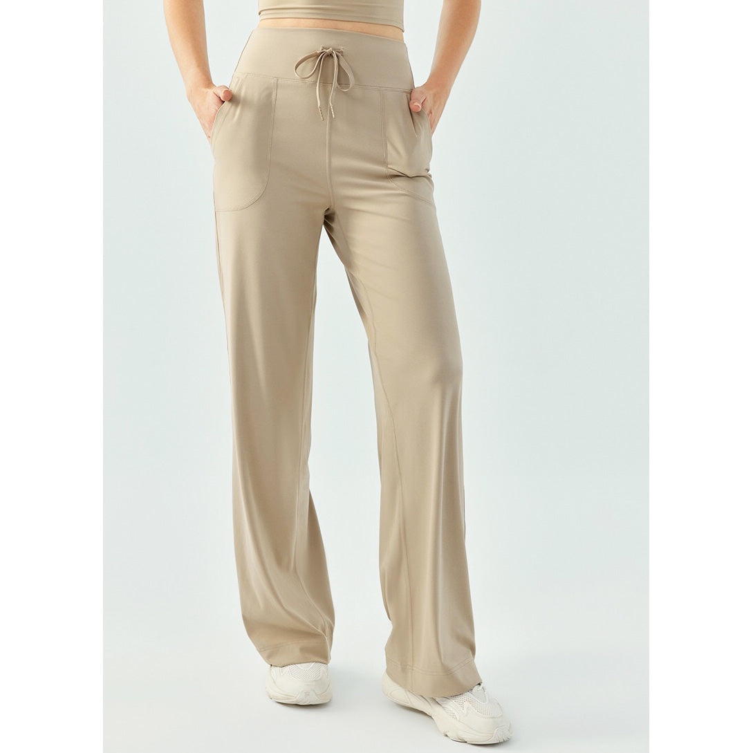 Kiya Sport Pants 寬管運動長褲【卡其】4色