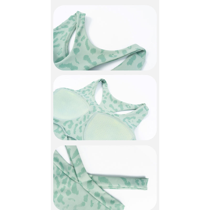 Wova Sport Bra 運動內衣【奶茶豹紋】3色