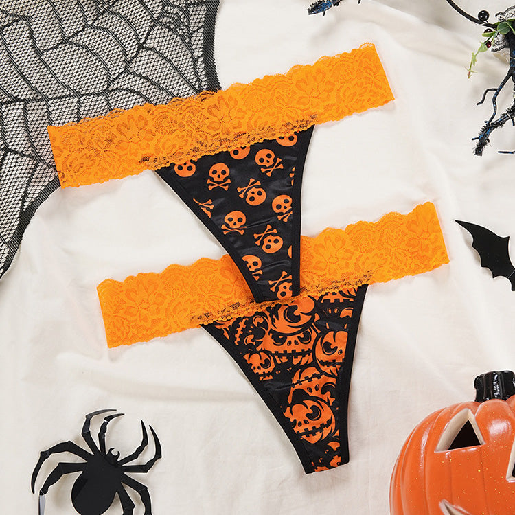 Halloween 萬聖節蕾絲丁字褲【6色】