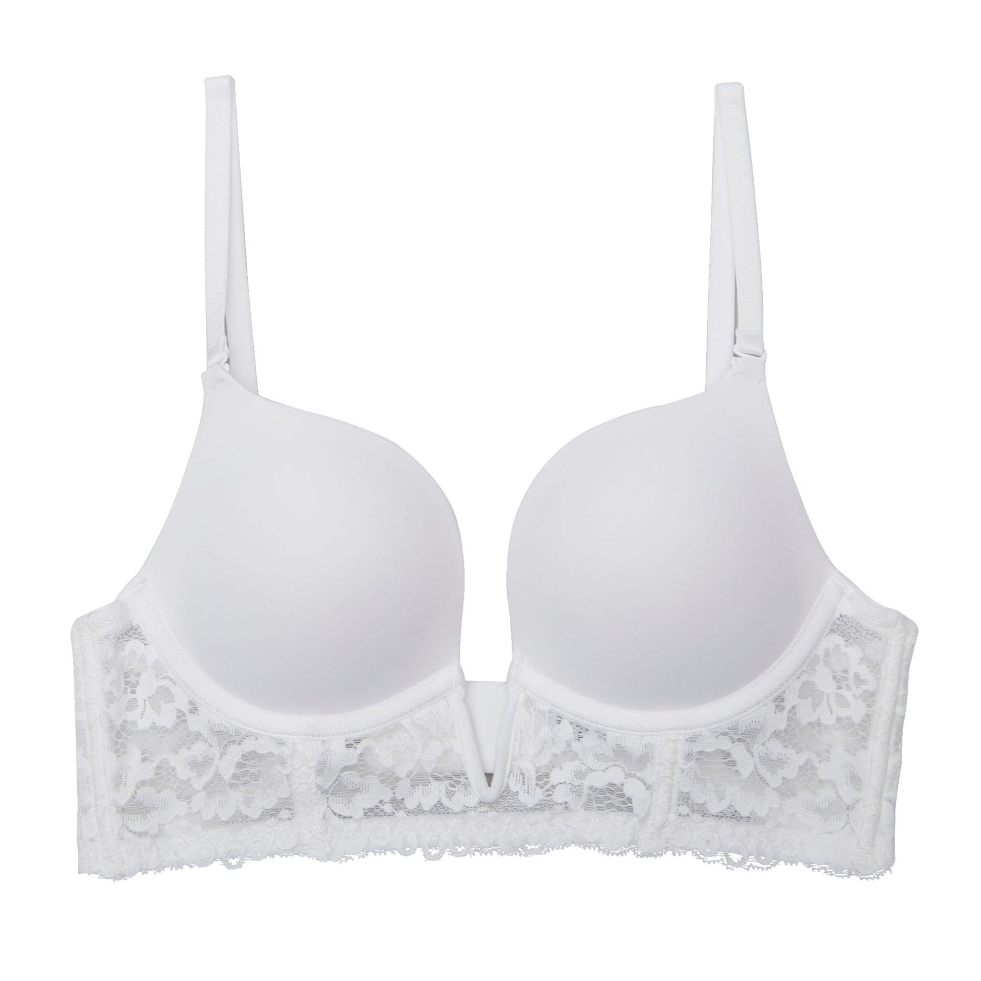 Vemi Bra 深V蕾絲成套內衣【白色】4色