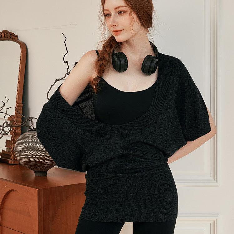 Amia Sport Pullover 運動針織罩衫【黑色】6色