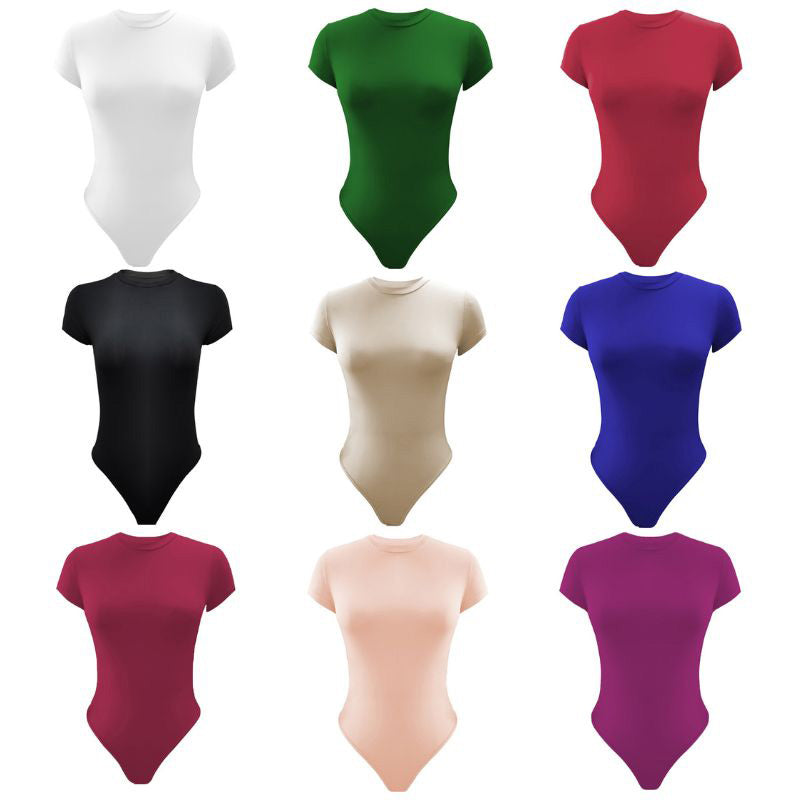 Ceda 圓領短袖連體衣【9色】