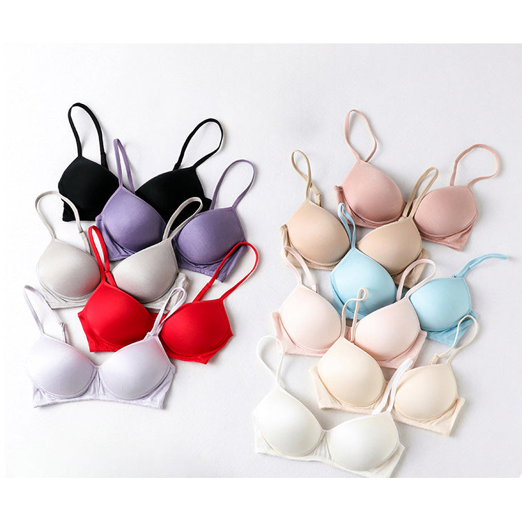 Avina Bra 無鋼圈裸感無痕蠶絲內衣【11色】