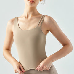 Eve Sport Bra 不對稱運動背心【卡其】4色