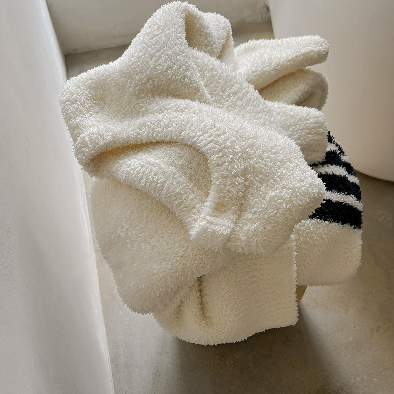 Sewa 軟暖絨成套條紋家居服【2色】