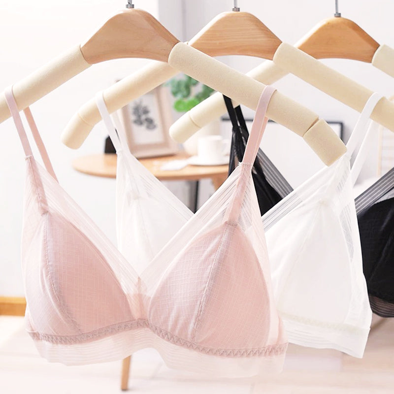 Cocia Bralette 無鋼圈涼感無痕蠶絲內衣【3色】