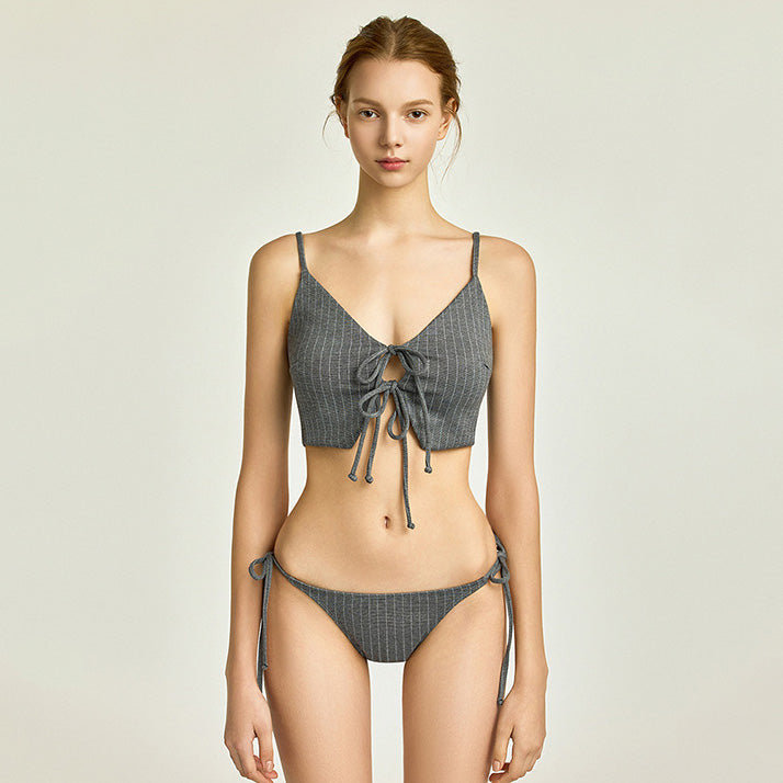 Foma 比基尼三件式泳裝【淺灰】