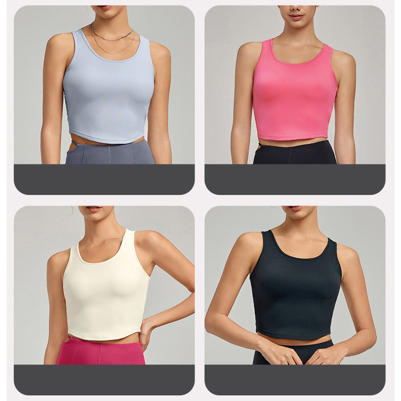 Yila Sport Bra 運動背心【粉藍】4色