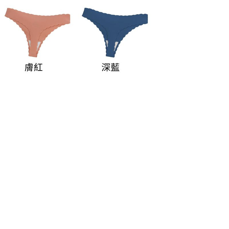 無痕花邊丁字褲【21色】
