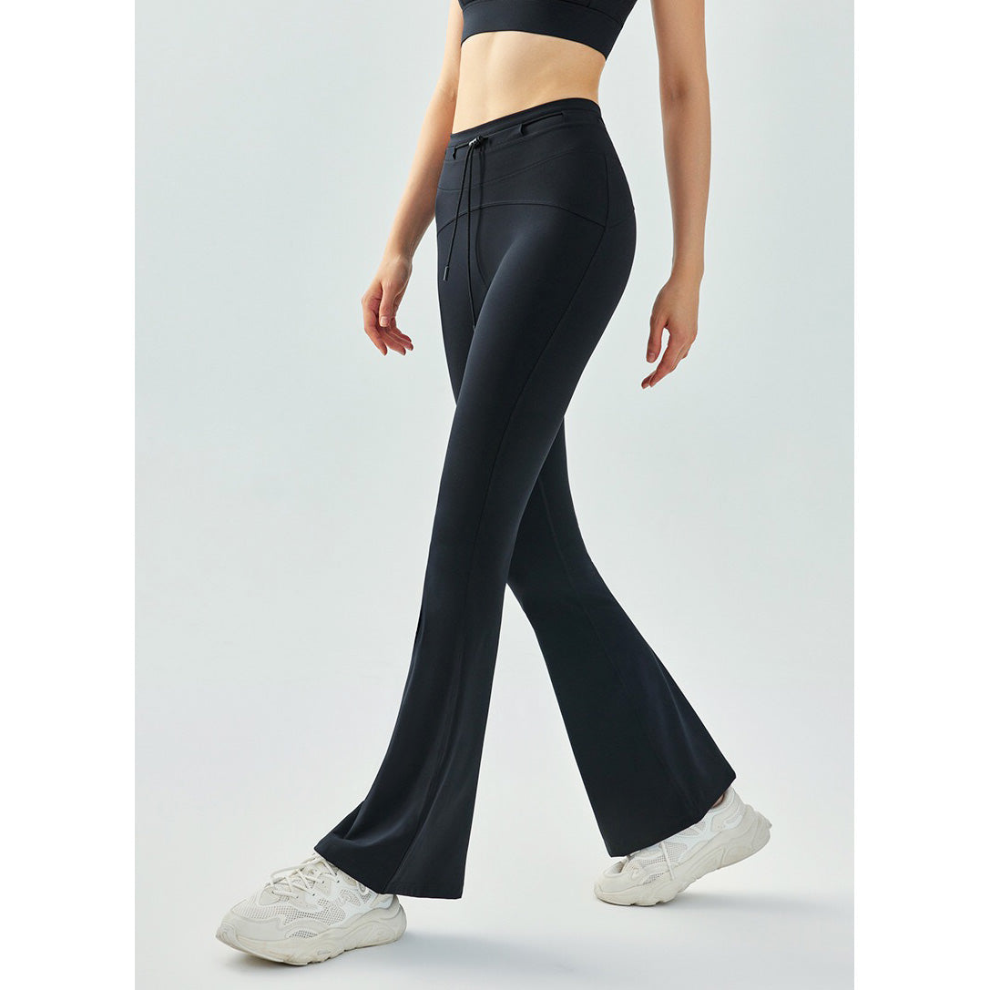 Yima Sport Pants 抽繩喇叭運動九分褲【4色】