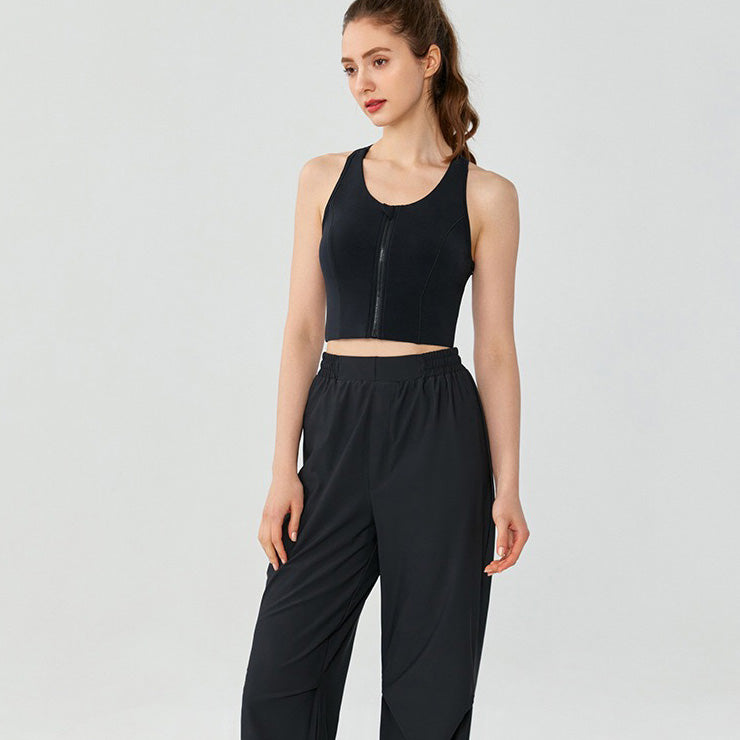 Tami Sport Bra 拉鍊運動內衣【黑色】4色