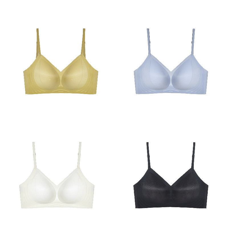 Juni Bra 無鋼圈超輕薄美背成套內衣【橄欖黃】4色