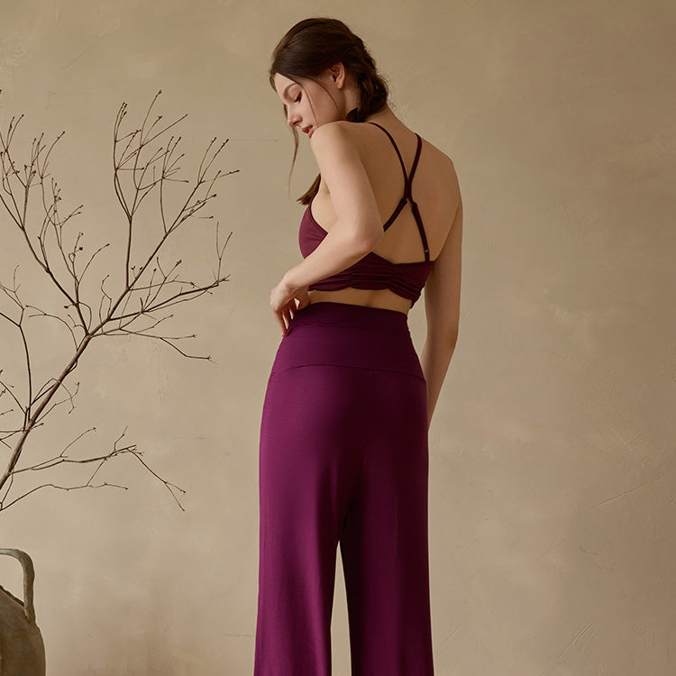 Sevia 花瓣運動內衣【酒紅】4色