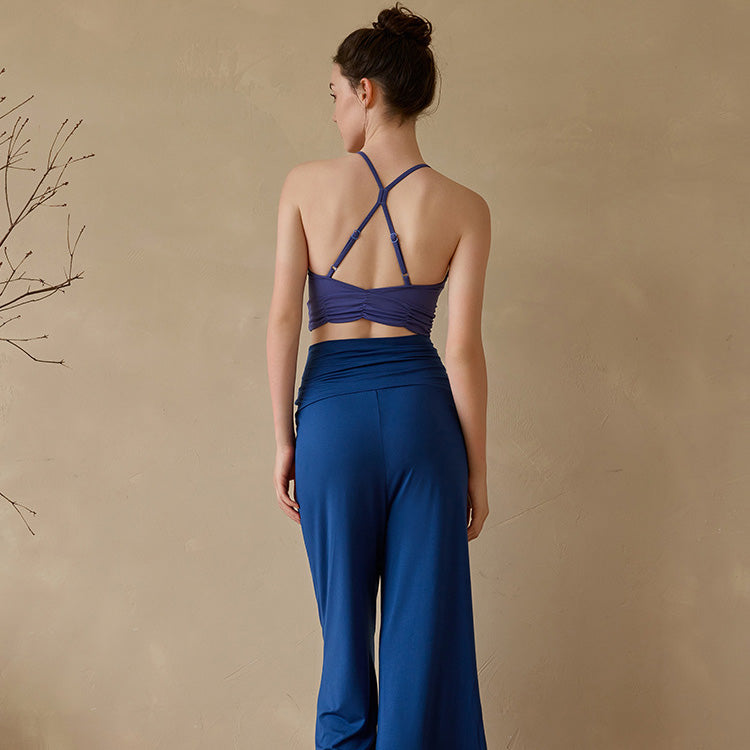 Sevia 花瓣運動內衣【藍紫】4色