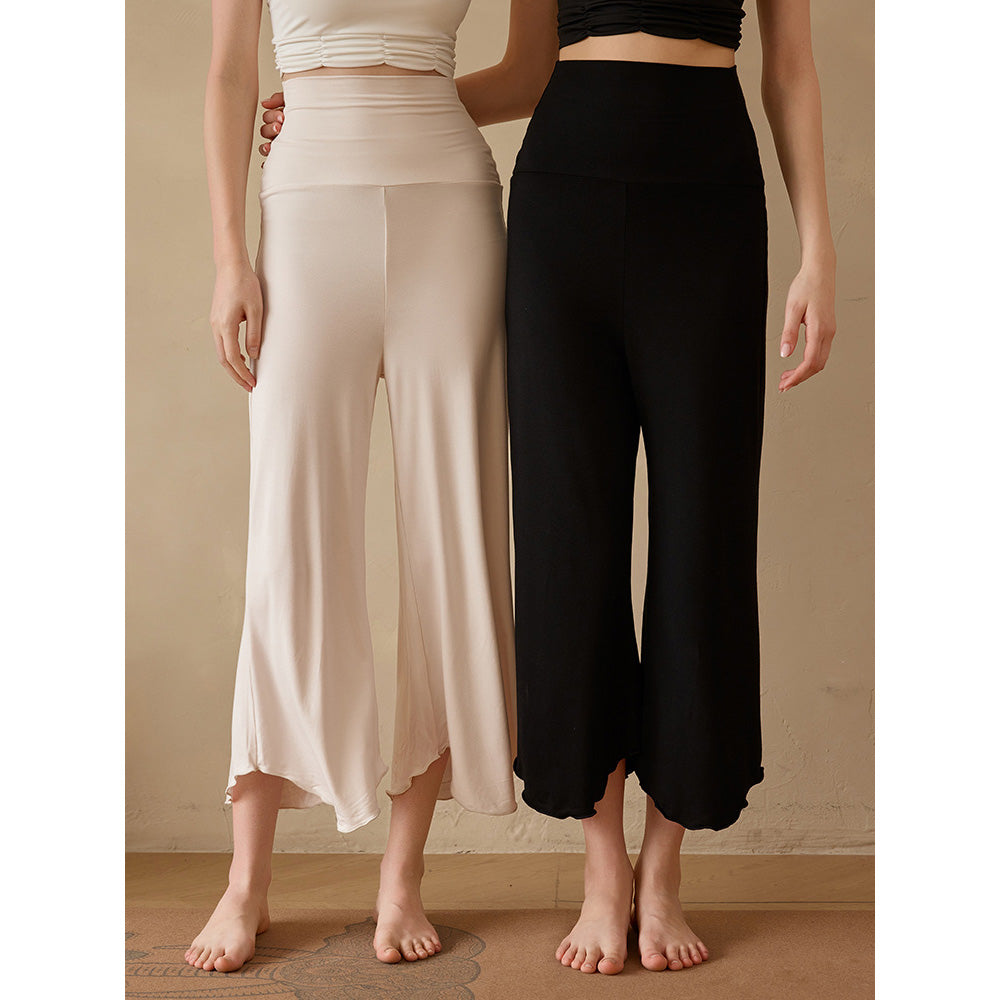 Sevi 瑜伽寬管八分褲【黑色】5色